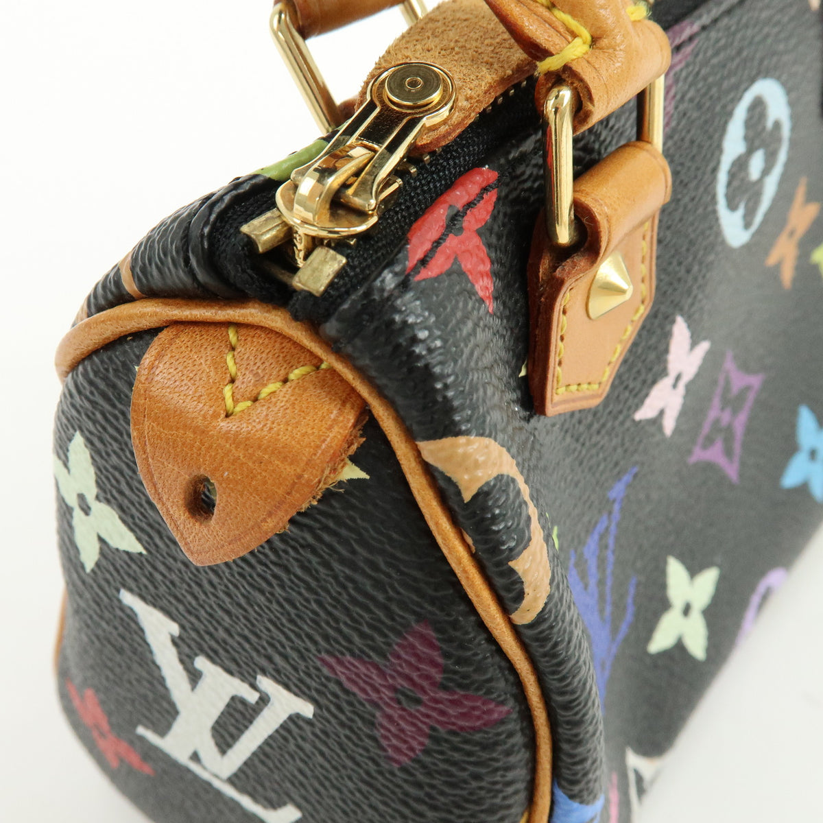Louis Vuitton Monogram Multicolor Mini Speedy Mini Bag Noir M92644