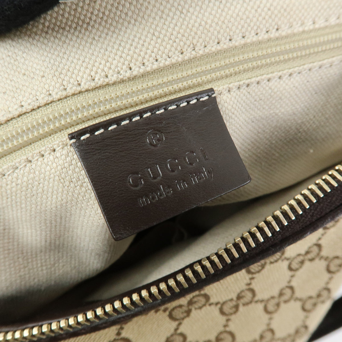 GUCCI Sukey Interlocking G GG Canvas Leather 2Way Shoulder Bag 247902