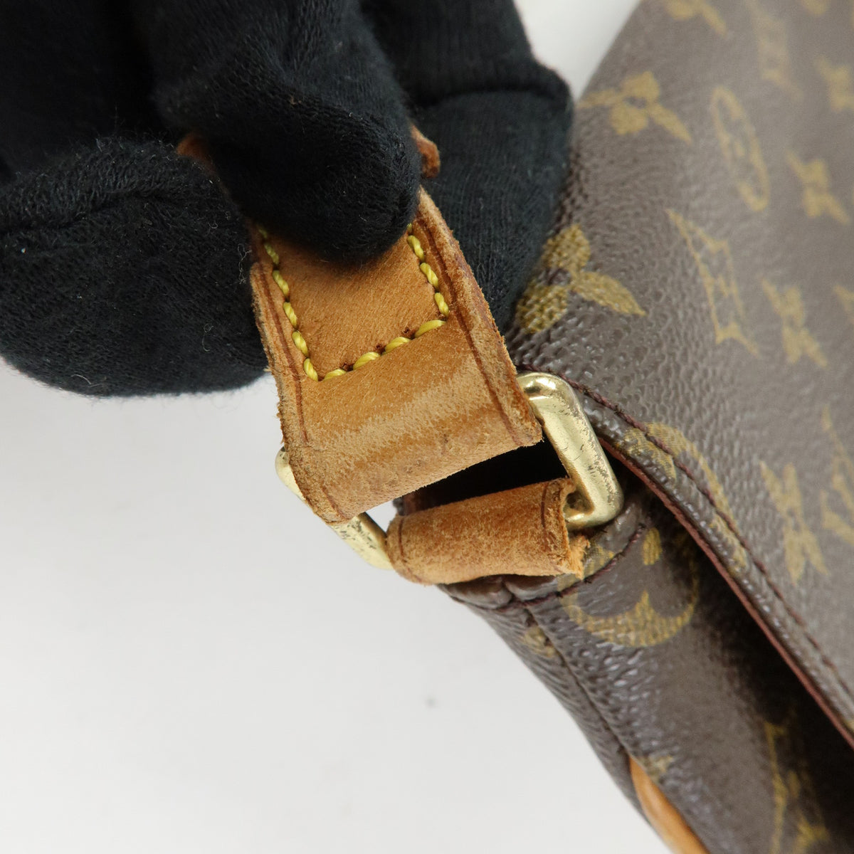 Louis Vuitton Monogram Musette Tango Short Shoulder Bag Brown M51257
