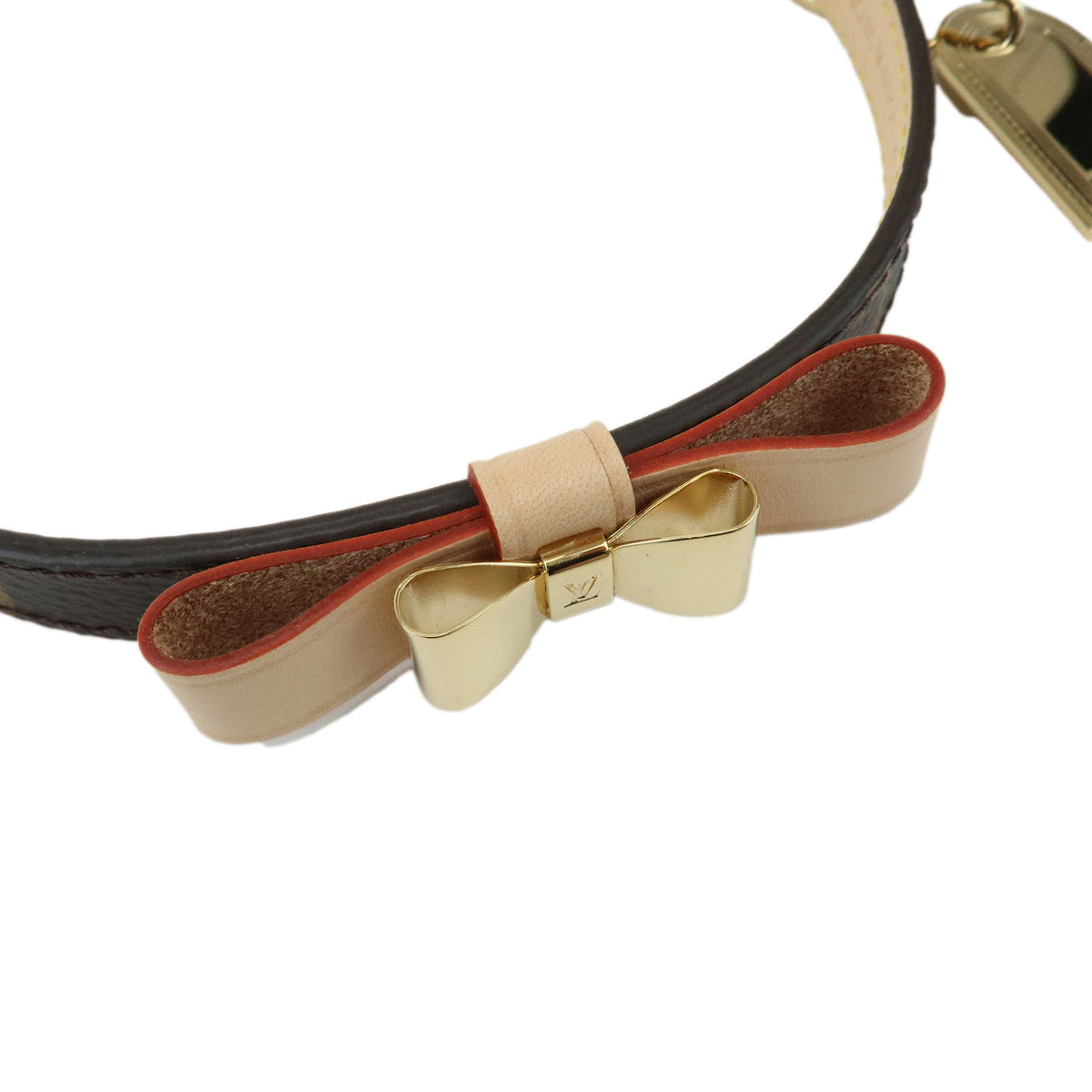 Louis Vuitton Monogram Canvas Collier Baxter XS Dog Collar M58073