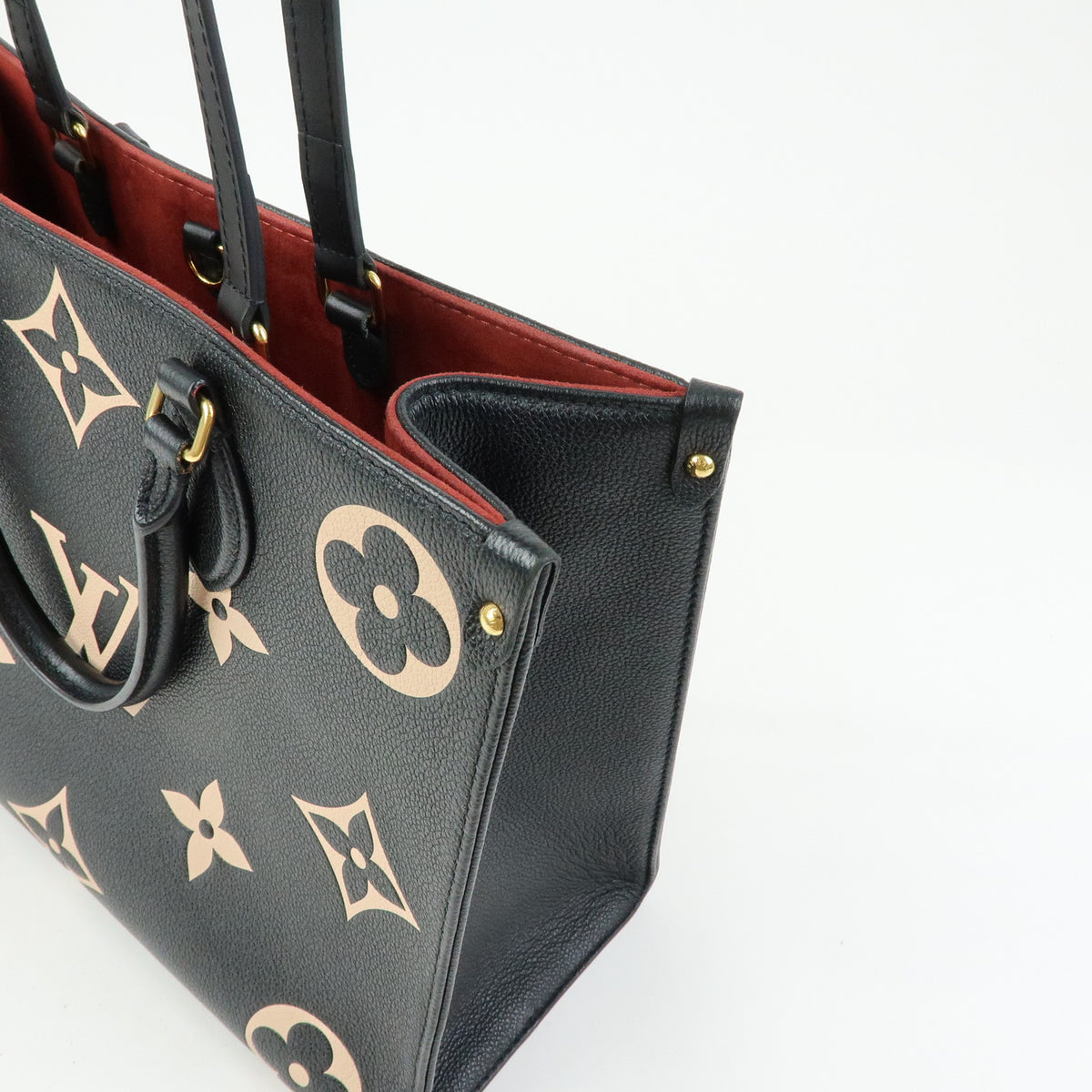 Louis Vuitton Bicolor Monogram Empreinte On The Go MM Tote Bag M45495