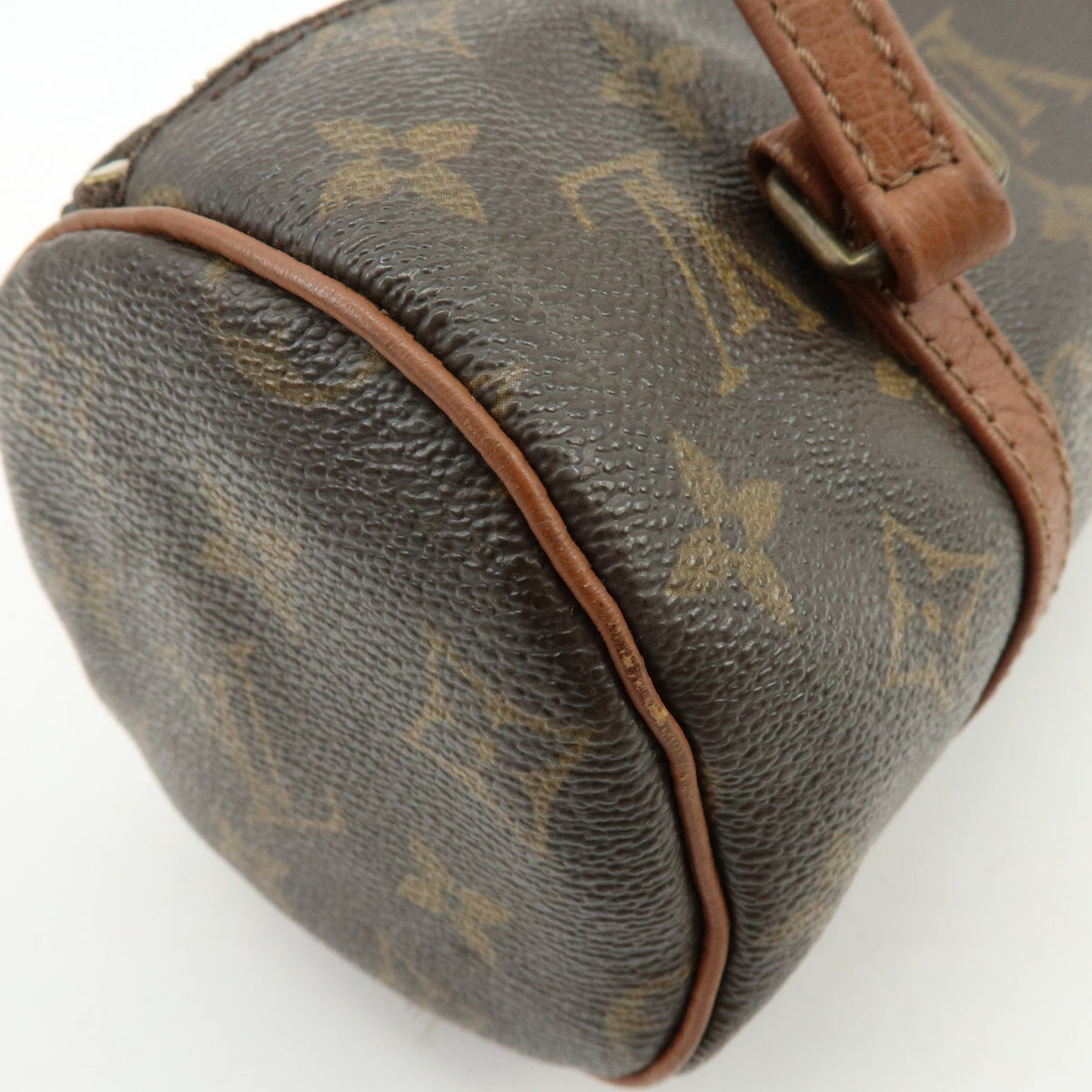 Louis Vuitton Monogram Papillon 22 Canvas Leather Hand Bag Brown M51367