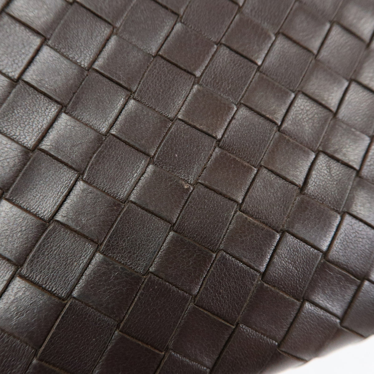 BOTTEGA VENETA Intrecciato Leather Bi-fold Long Wallet Brown 150509