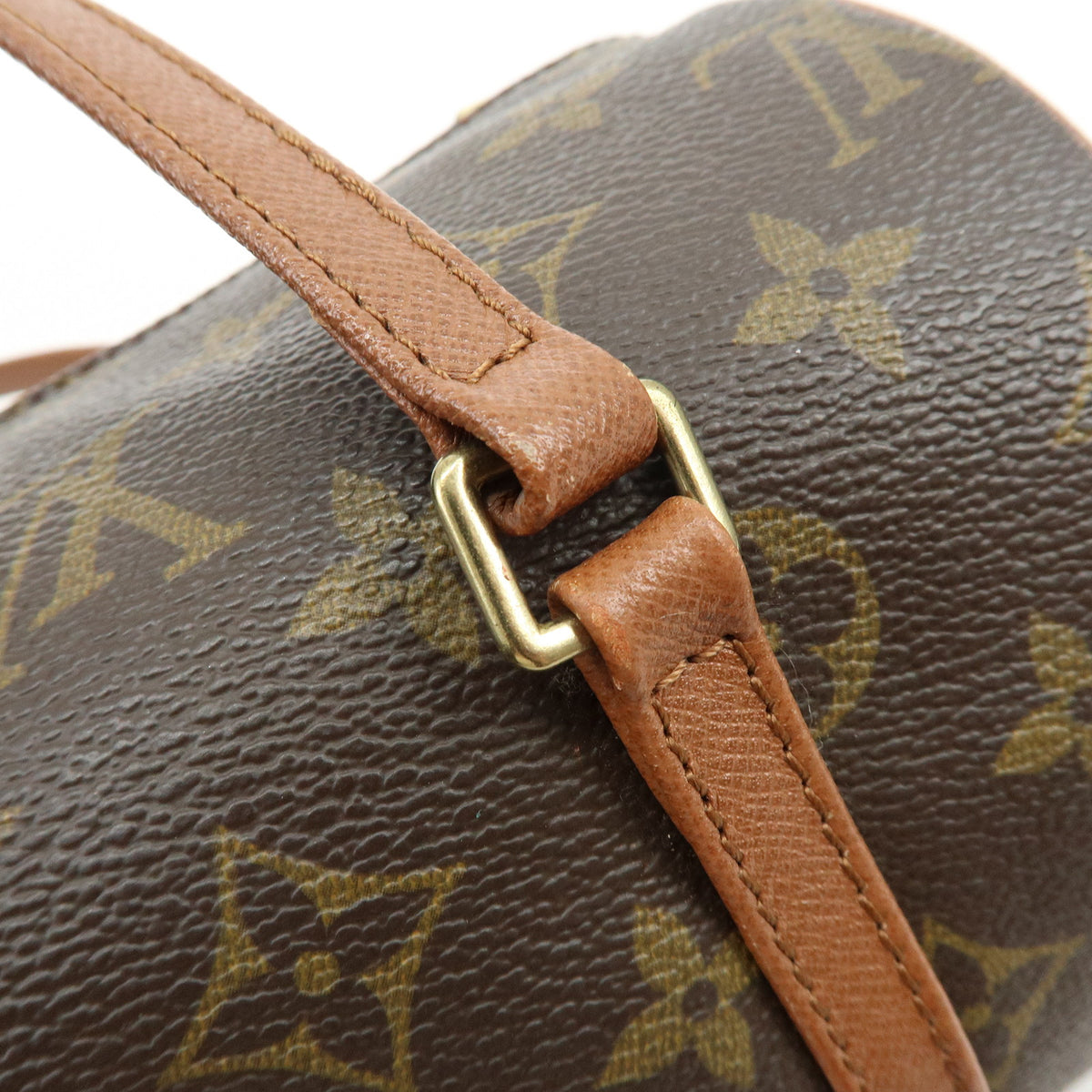 Louis Vuitton Monogram Papillon 26 Hand Bag Brown M51366