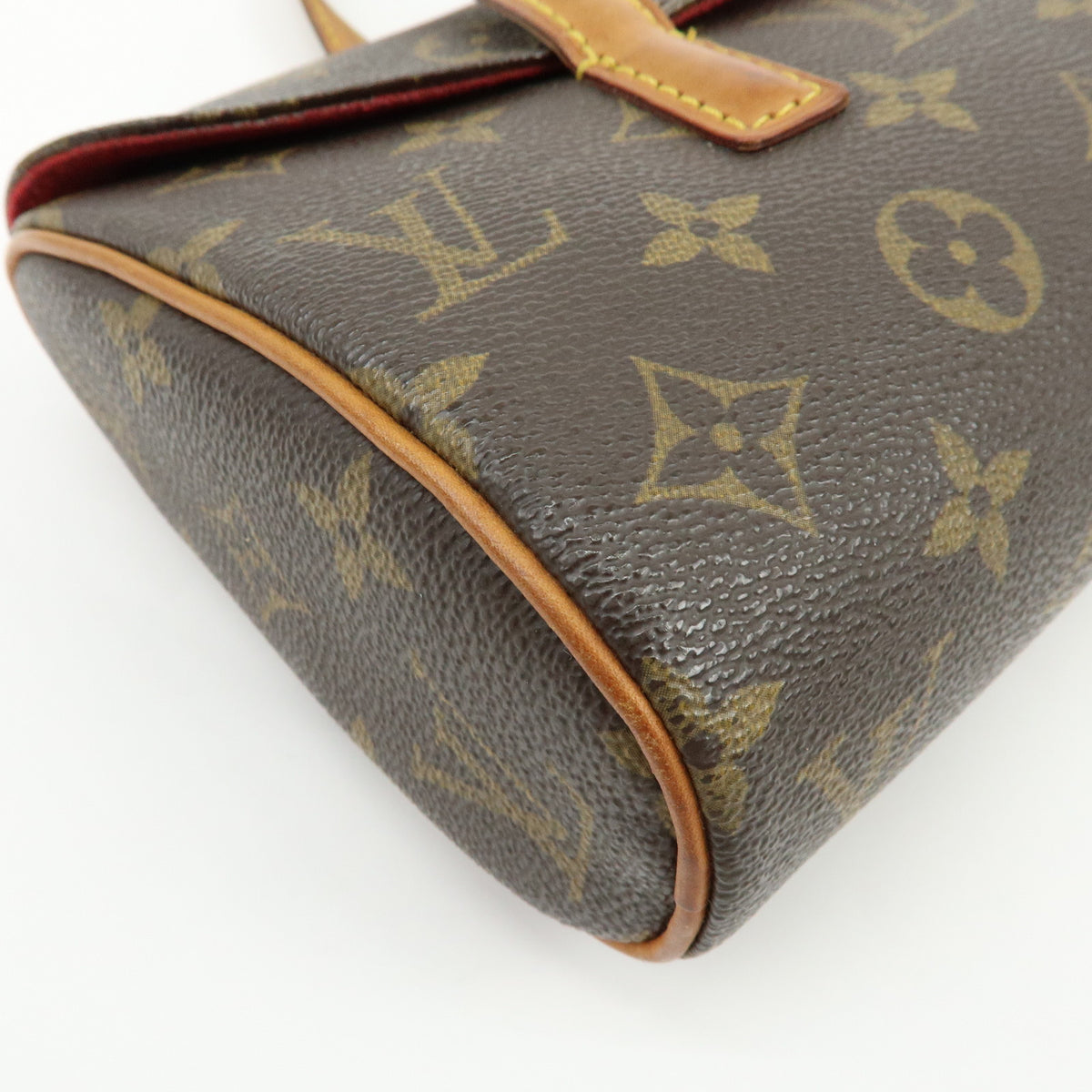 Louis Vuitton Monogram Canvas Sonatine Hand Bag Brown M51902