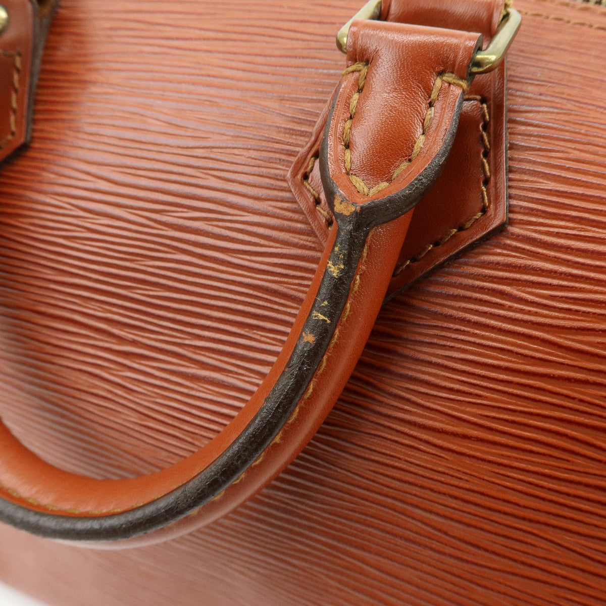 Louis Vuitton Epi Speedy 25 Leather Hand Boston Bag Kenya Brown M43013