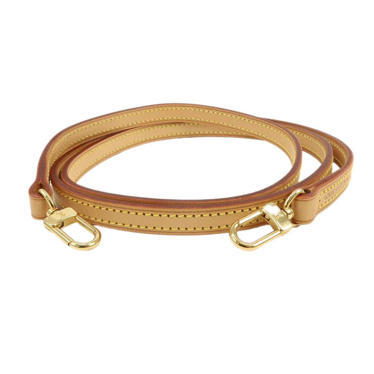 Louis Vuitton Nume Leather Shoulder Strap 120cm Natural J00145