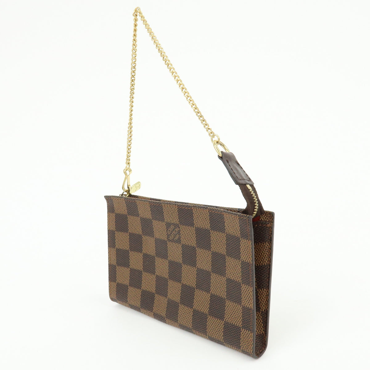 Louis Vuitton Damier Ebene Pouch for Marais Bag Brown