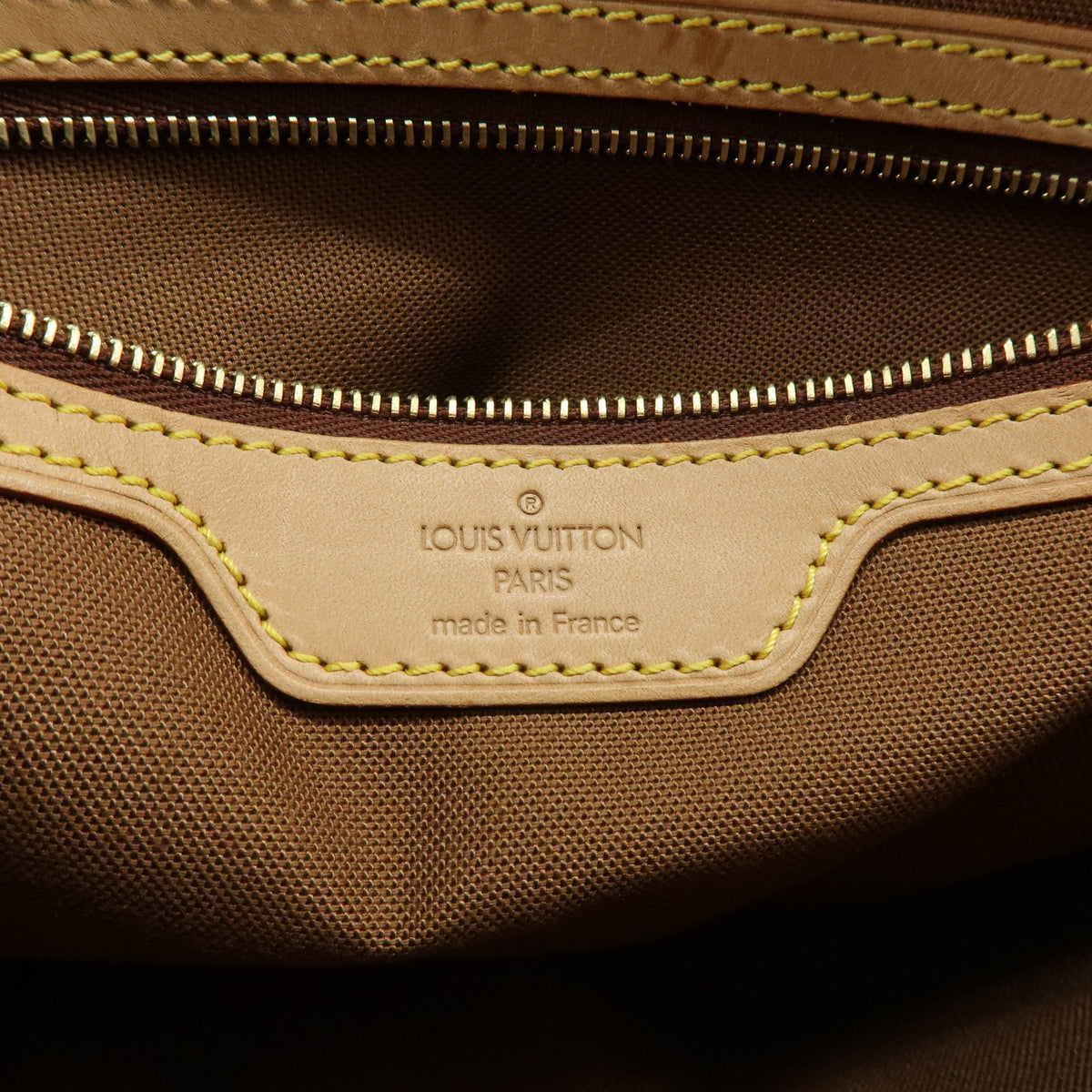 Louis Vuitton Monogram Cabas Mezzo Tote Bag Shoulder Bag Brown M51151