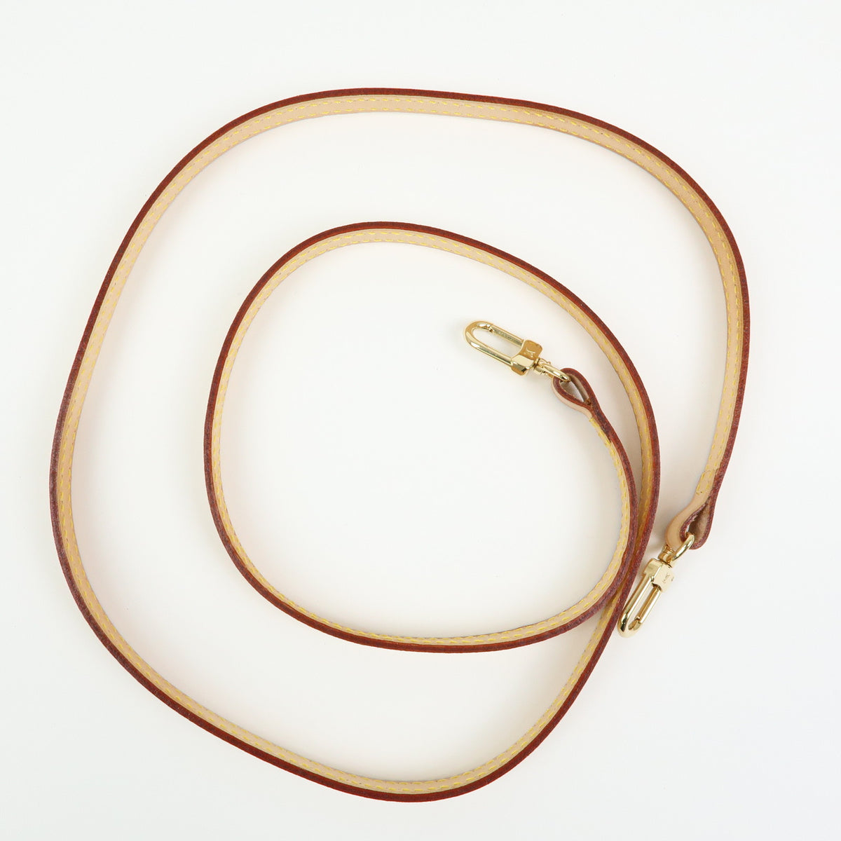 Louis Vuitton Nume Leather Shoulder Strap 120cm Natural J00145