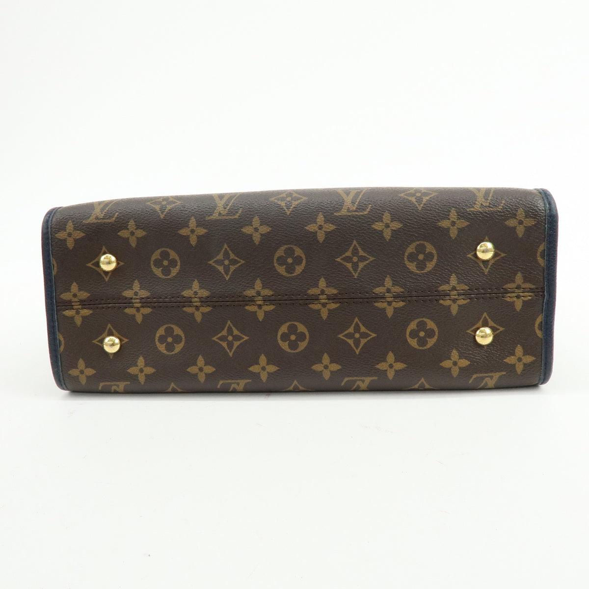 Louis Vuitton Monogram Popincourt PM 2Way Hand Bag Brown Marine M43434