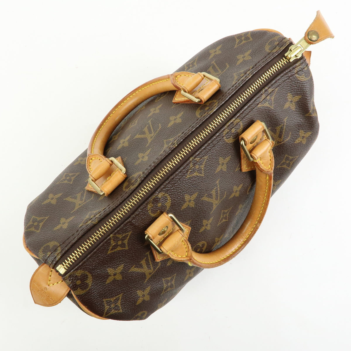 Louis Vuitton Monogram Speedy 25 Boston Bag Hand Bag Brown M41528