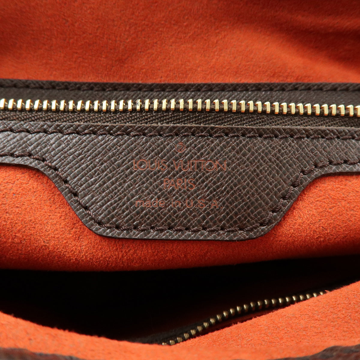Louis Vuitton Damier Ebene Marais Tote Bag Hand Bag Brown N42240