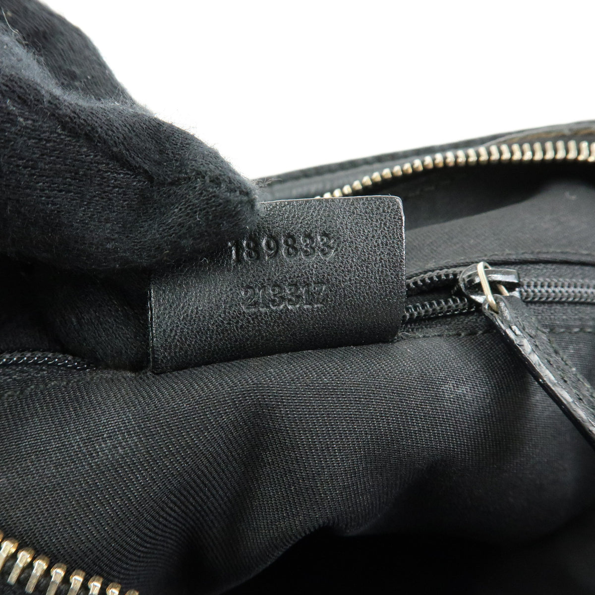 GUCCI Abbey Leather Shoulder Bag Hand Bag Black 189833