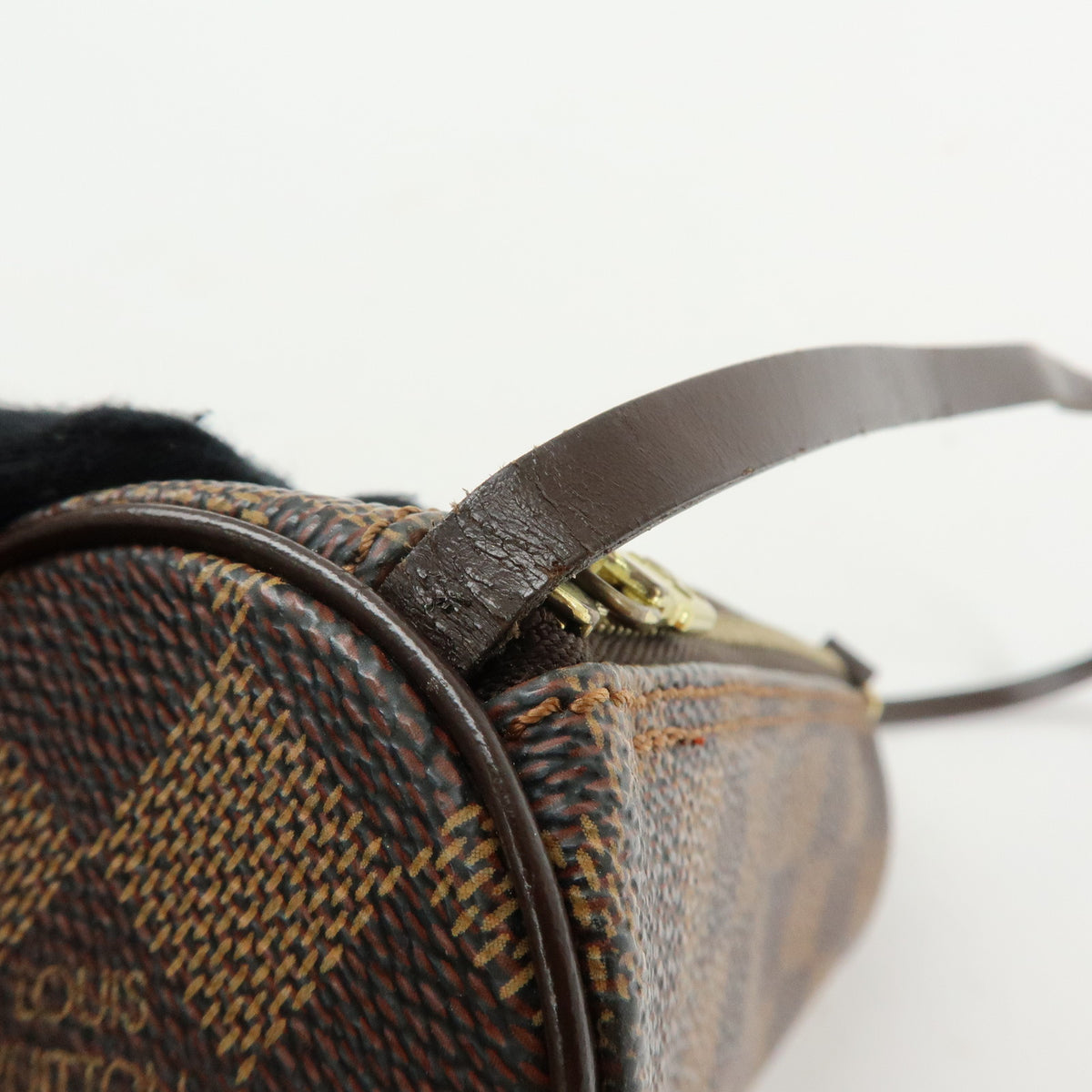 Louis Vuitton Damier Mini Pouch for Papillon Bag Brown