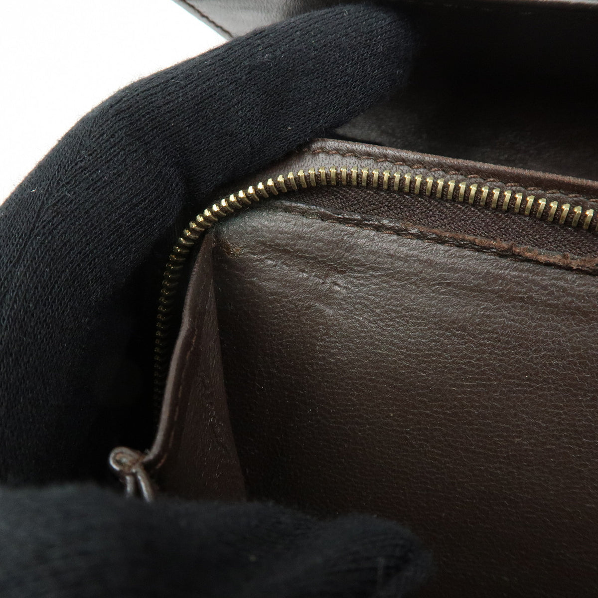 BOTTEGA VENETA Intrecciato Leather Bi-fold Long Wallet Brown 150509
