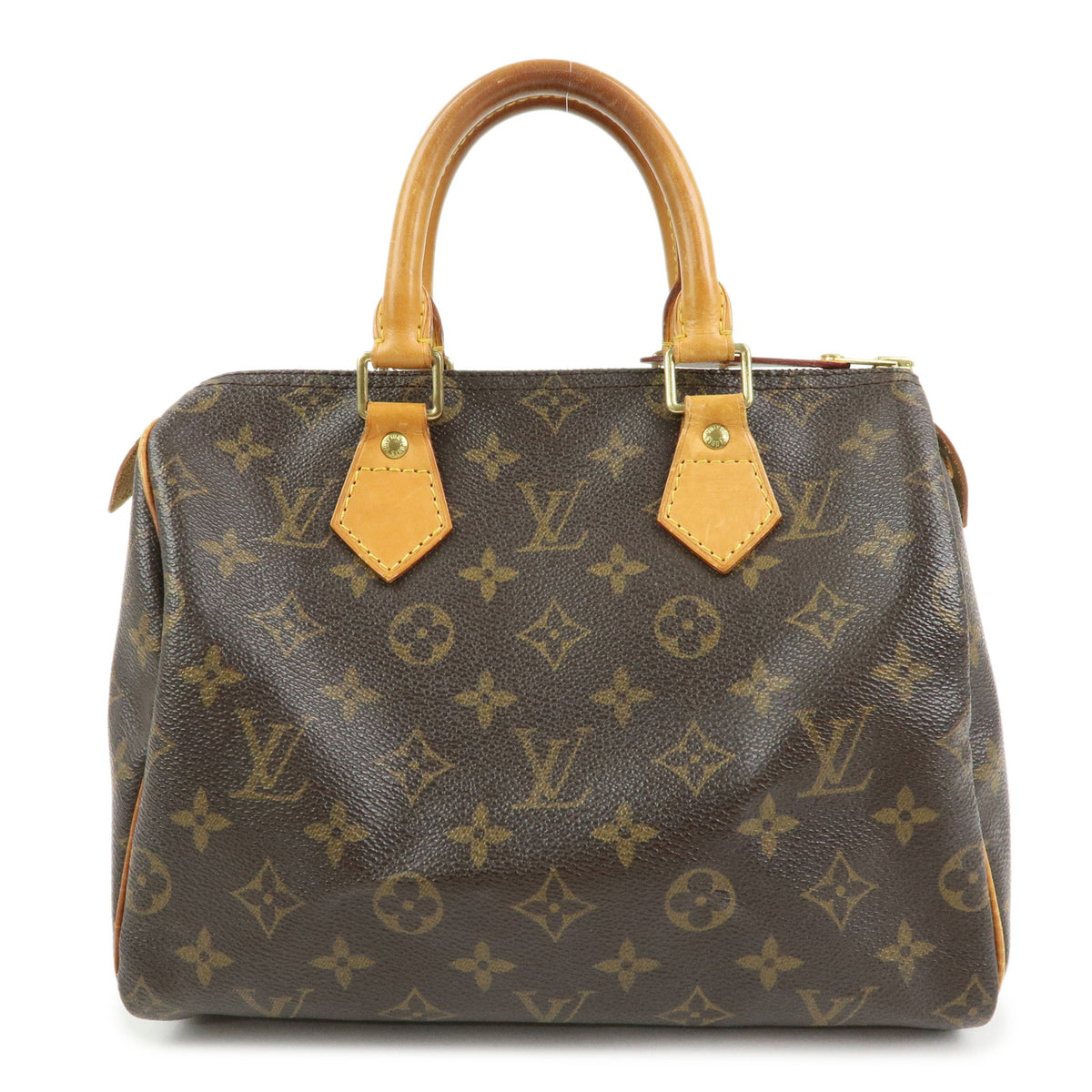 Louis Vuitton Monogram Speedy 25 Boston Bag Hand Bag Brown M41528
