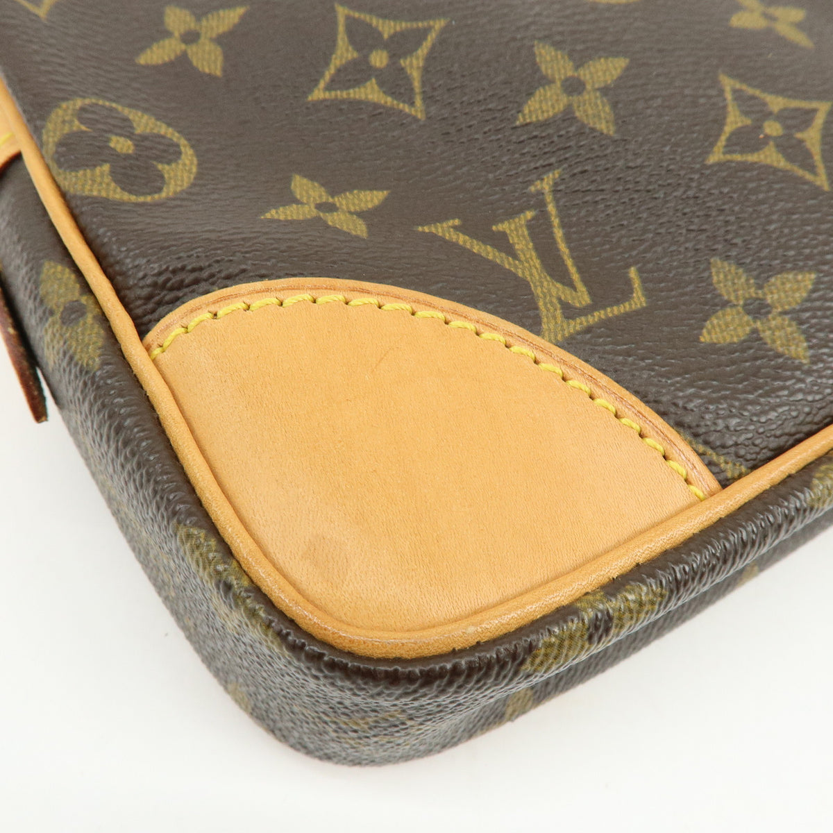 Louis Vuitton Monogram Marly Dragonne GM Clutch Bag Brown M51825