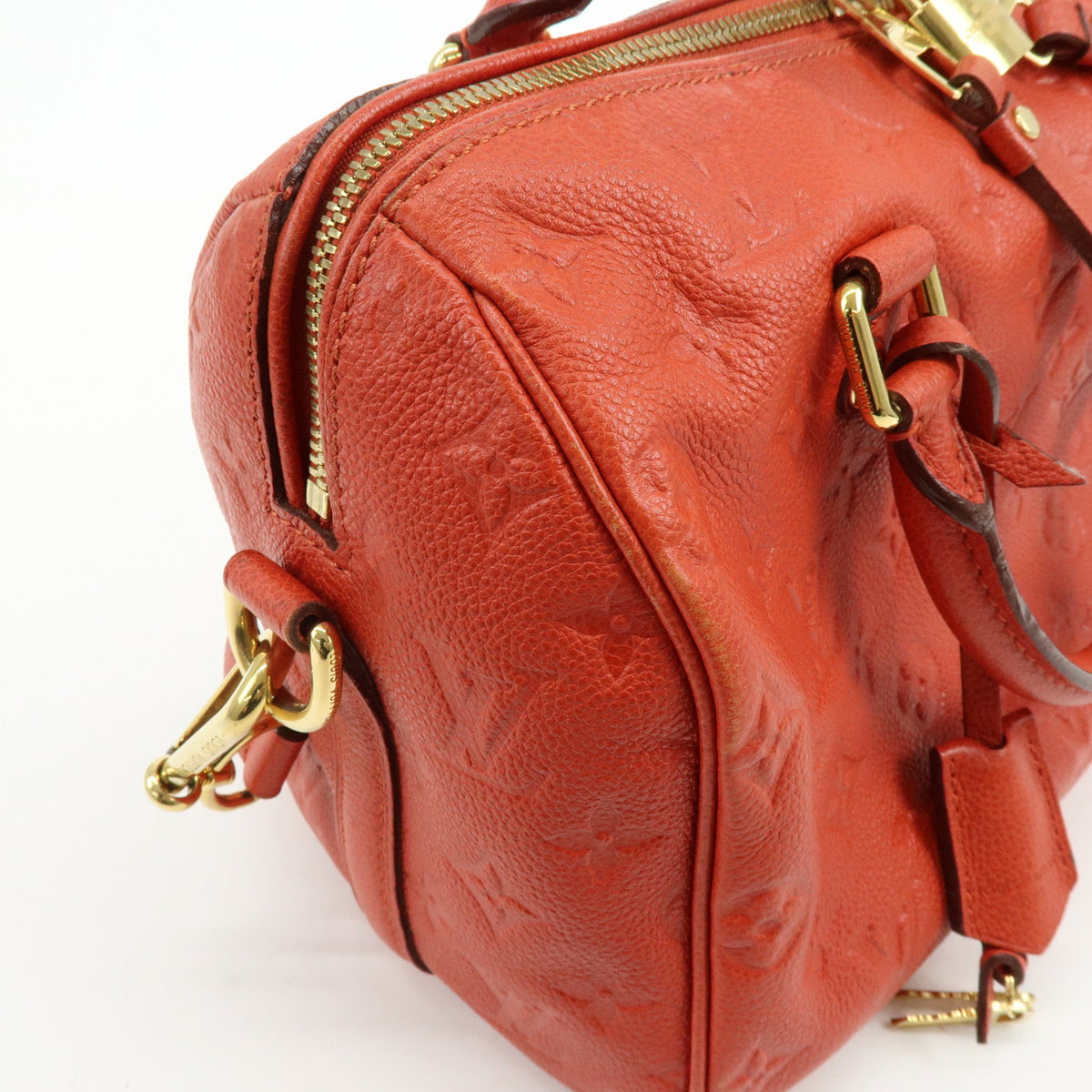 Louis Vuitton Monogram Empreinte Speedy Bandouliere 25 Orient M40758