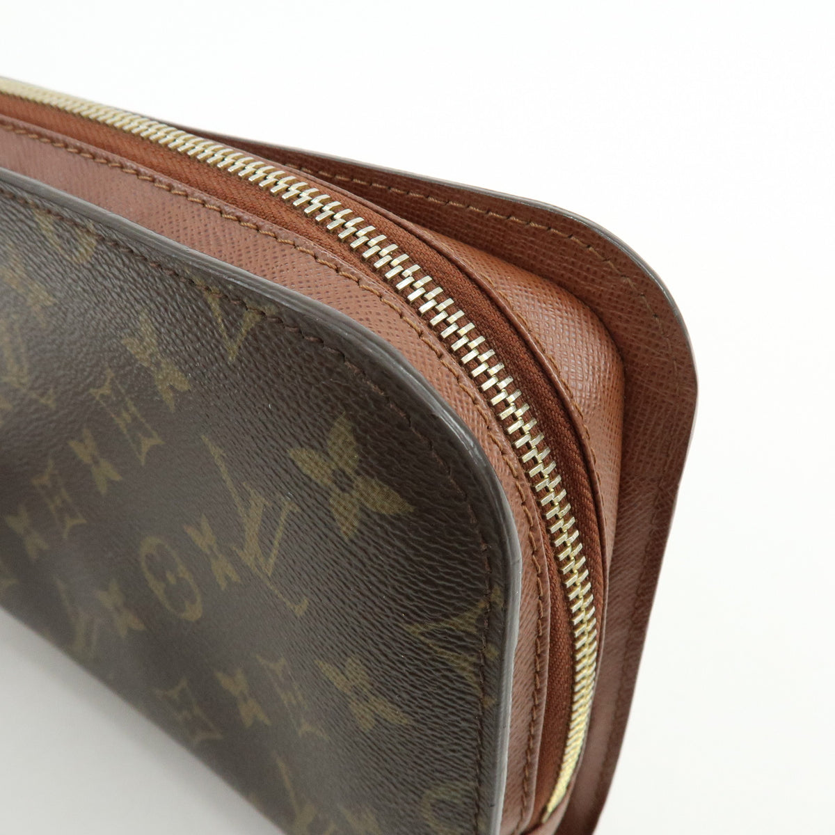 Louis Vuitton Monogram Orsay Clutch Bag Pouch Brown M51790