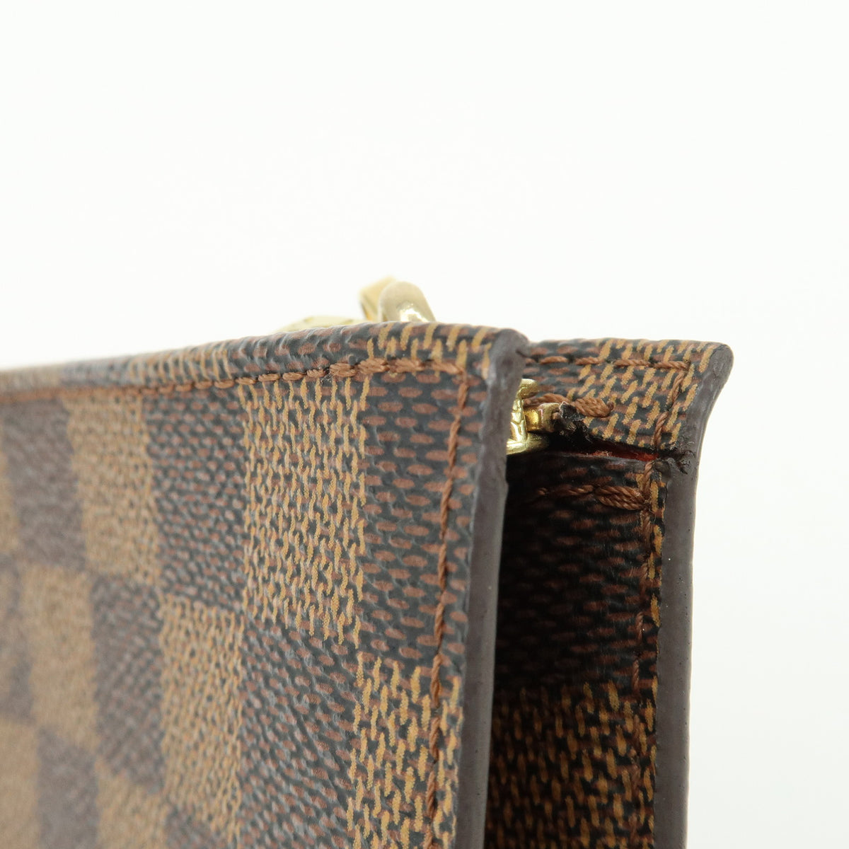 Louis Vuitton Damier Ebene Pouch for Marais Bag Brown