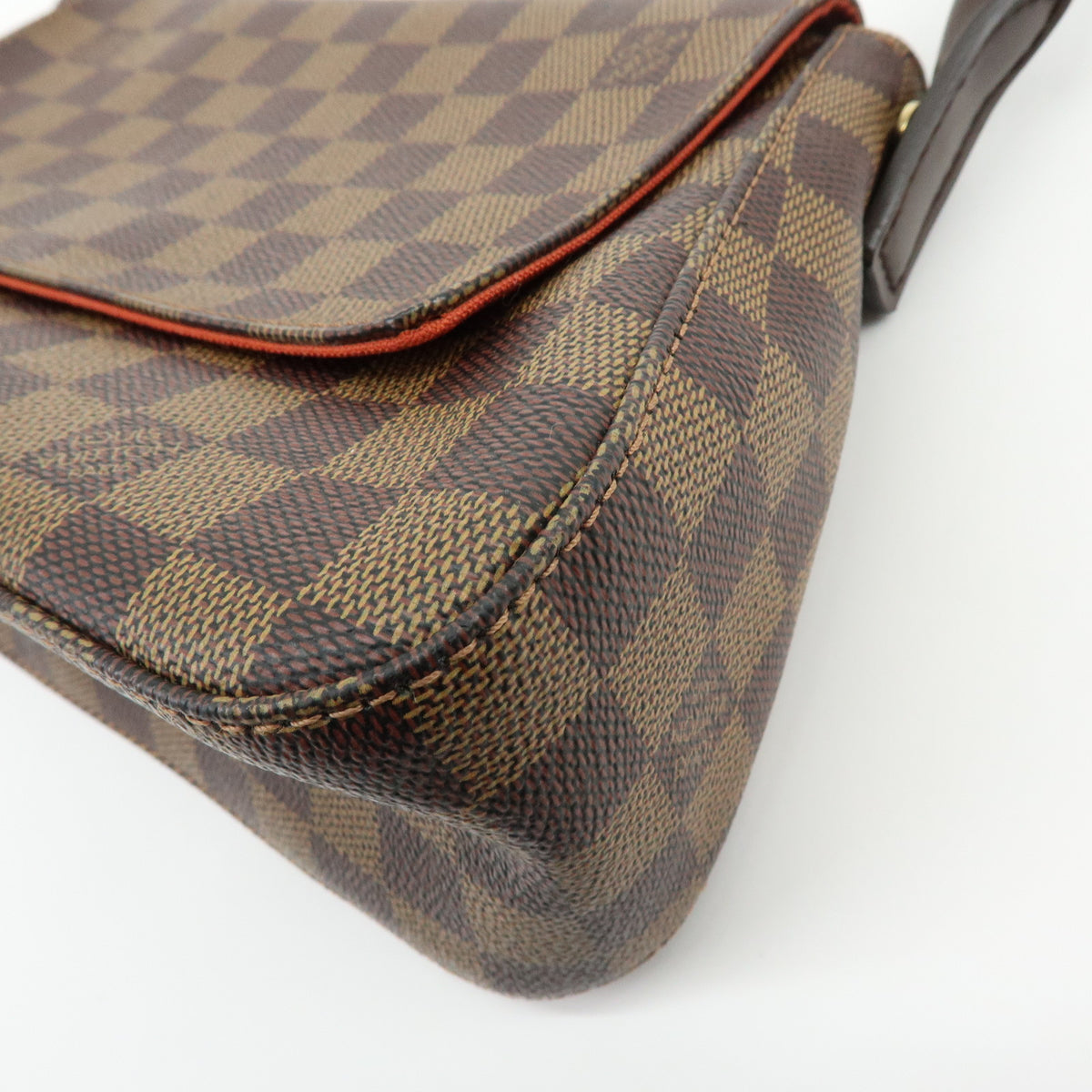 Louis Vuitton Damier Ebene Mini Looping Shoulder Bag Brown N51158