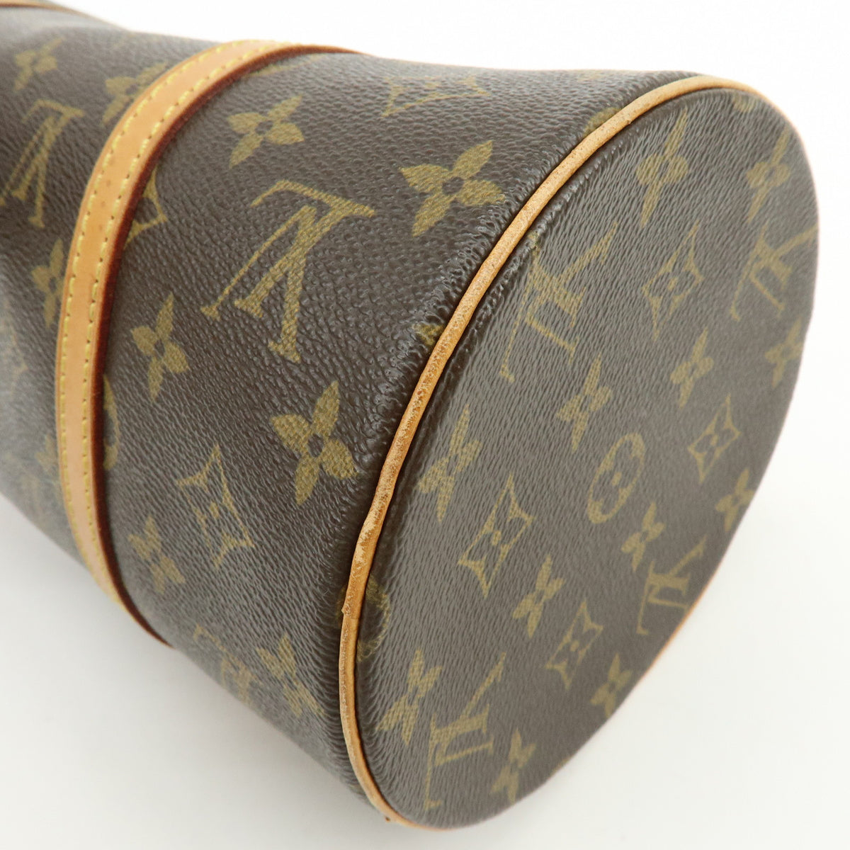 Louis Vuitton Monogram Papillon 30 Hand Bag Brown M51385
