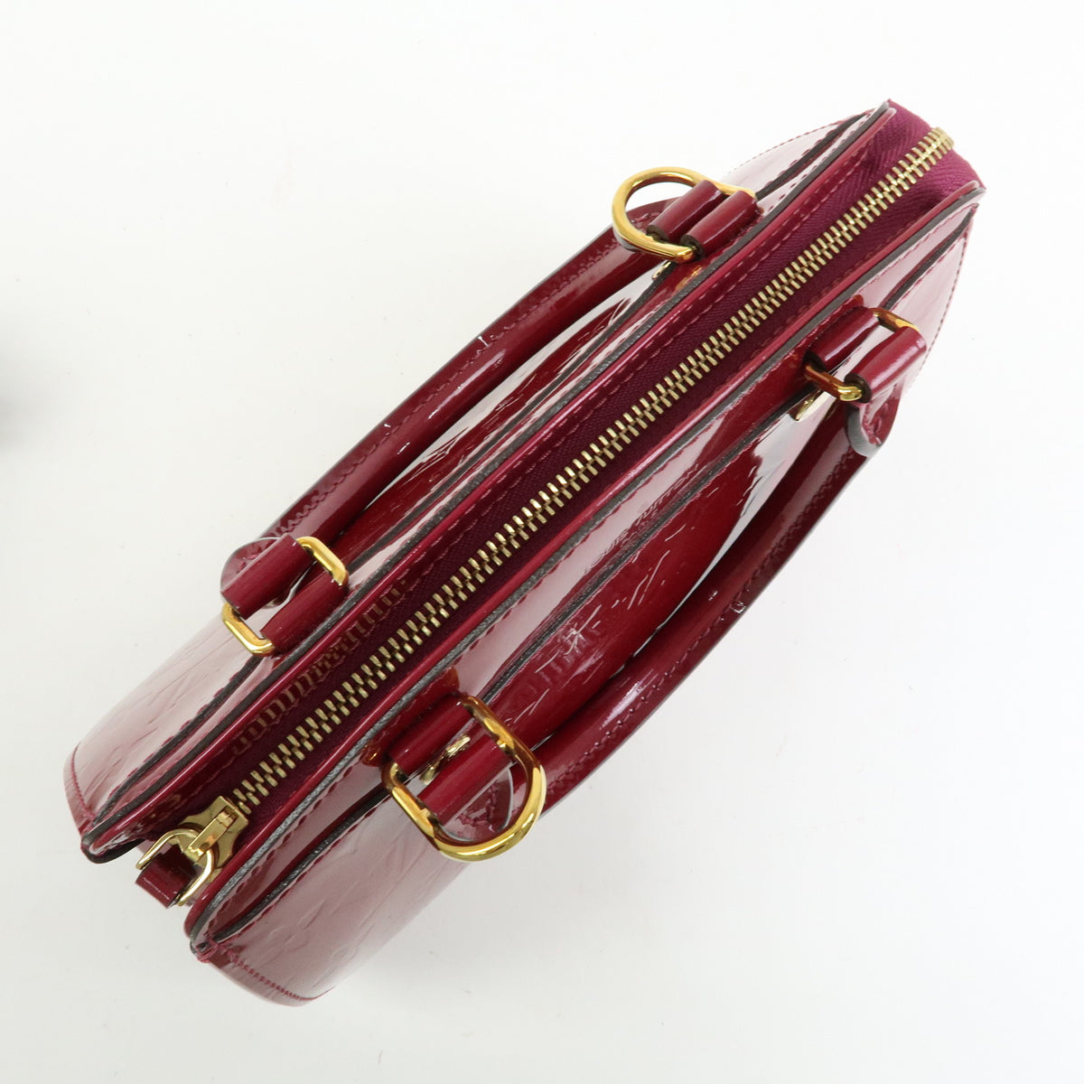 Louis Vuitton Monogram Vernis Brea PM 2Way Bag Hand Bag Magenta M50810