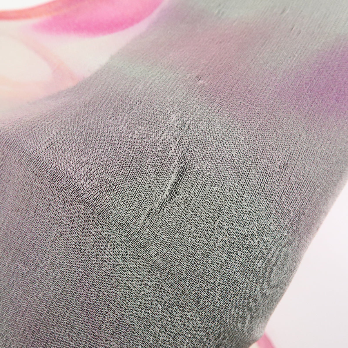 CHANEL COCO Mark Silk 100% Scarf Pink