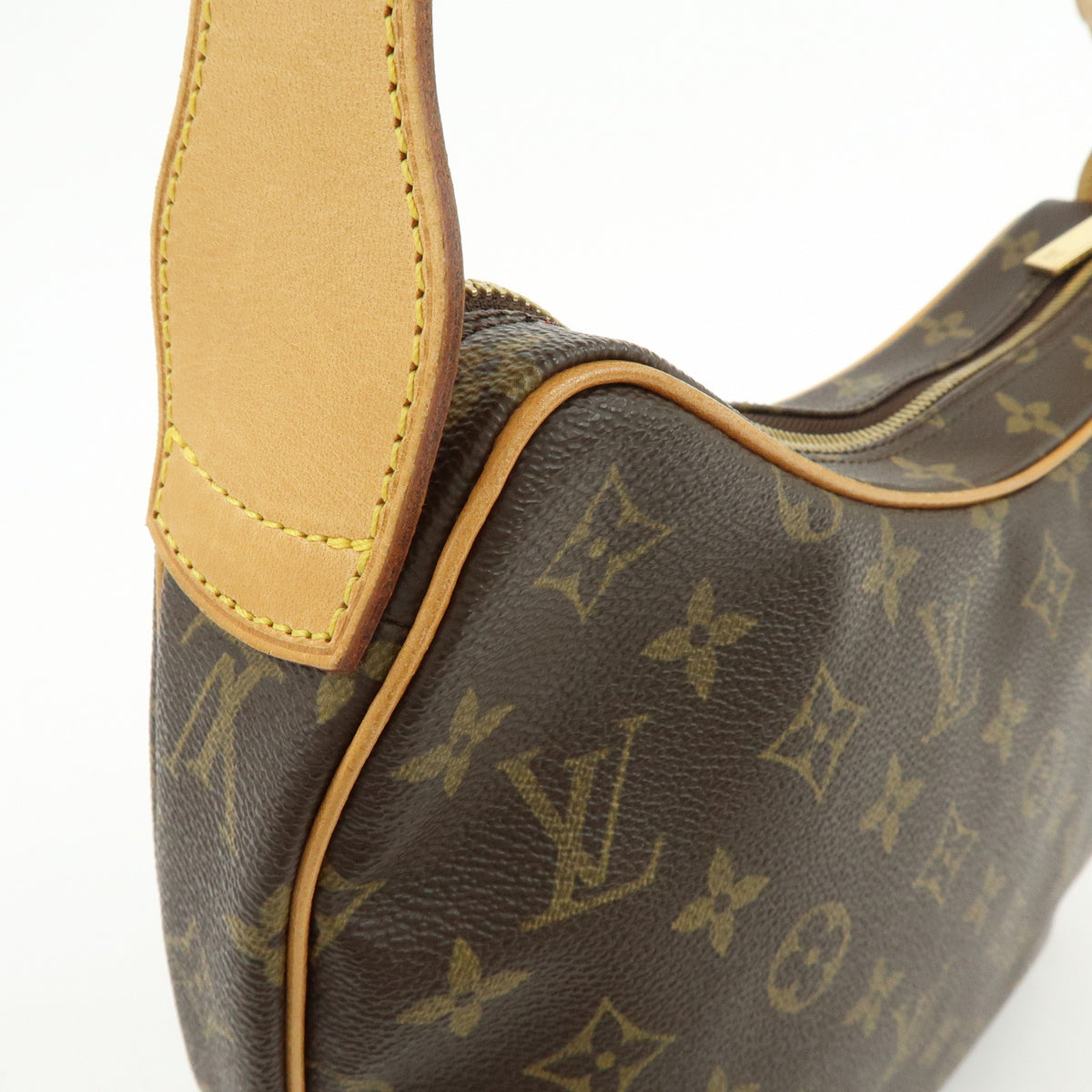 Louis Vuitton Monogram Croissant MM Shoulder Bag Brown M51512