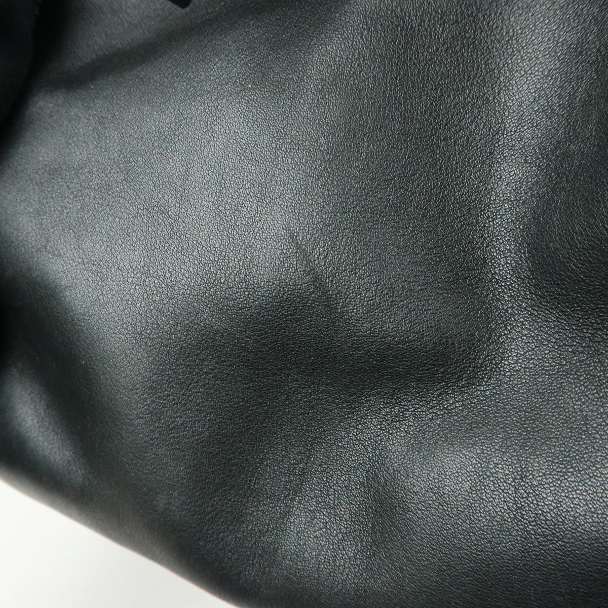 Ferragamo Gancini Suede Leather Shoulder Bag Tote Bag Black