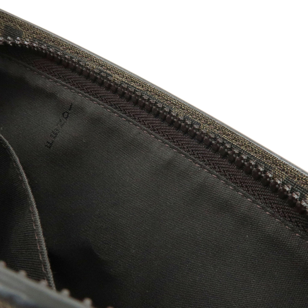 FENDI Zucca PVC Coated Canvas Leather Shoulder Bag Brown 7VA348