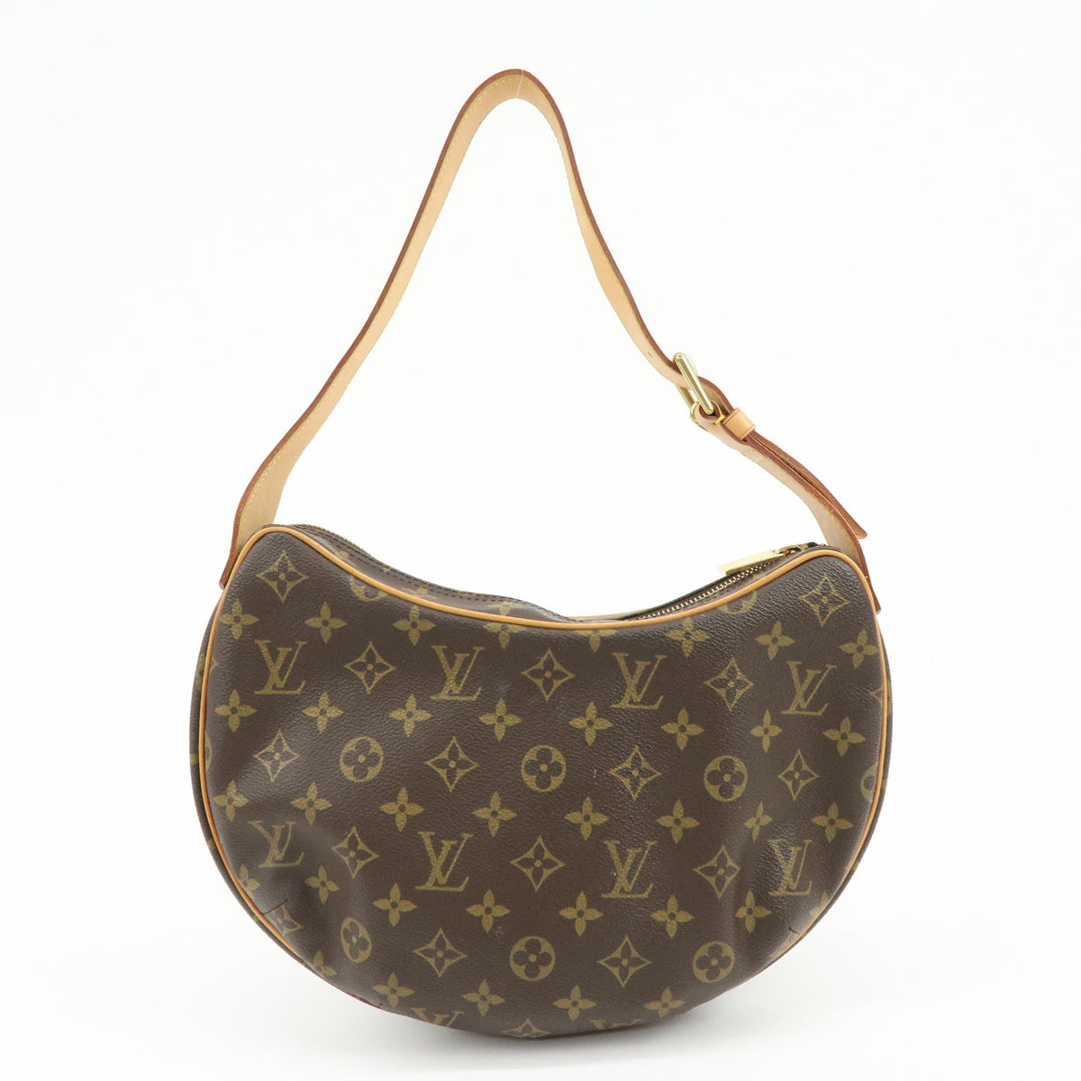 Louis Vuitton Monogram Croissant MM Shoulder Bag Brown M51512
