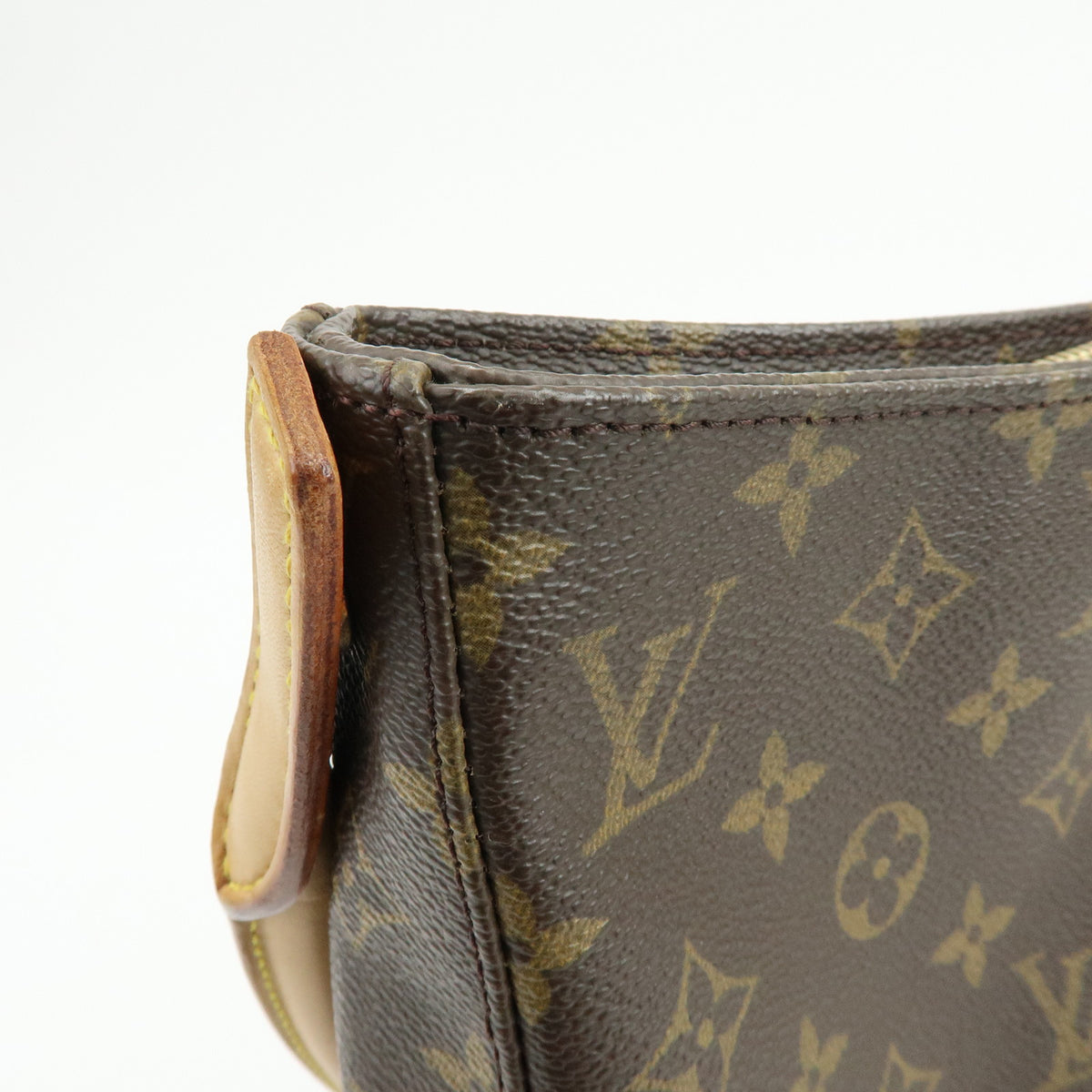 Louis Vuitton Monogram Looping GM Shoulder Bag Hand Bag Brown M51145