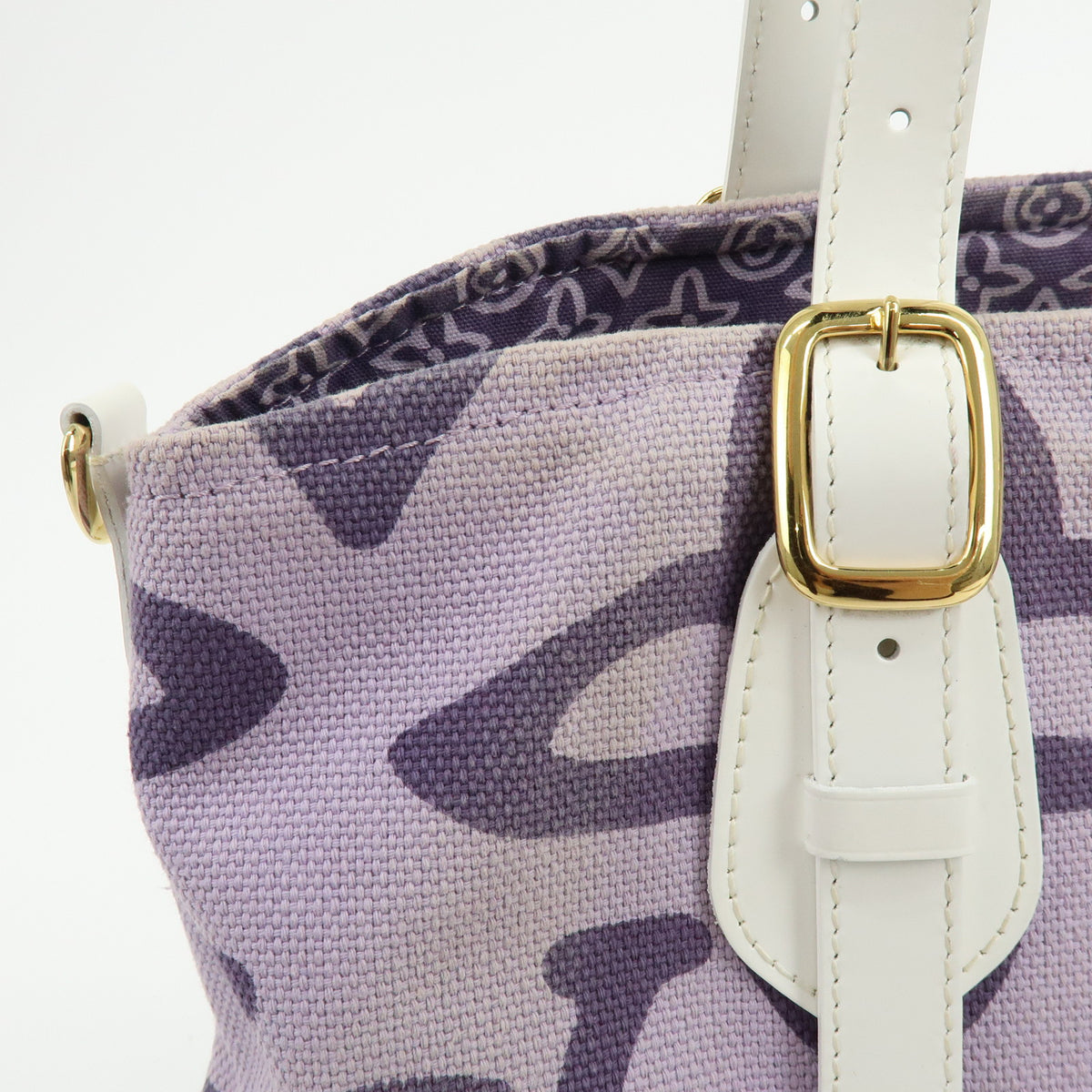 Louis Vuitton Cruise Line Tahitienne PM Canvas Tote Bag Lilas M95680