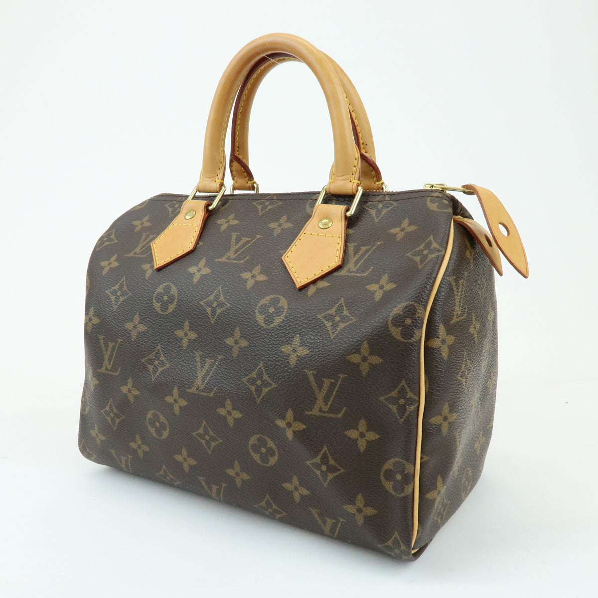 Louis Vuitton Monogram Speedy 25 Boston Bag Hand Bag Brown M41528