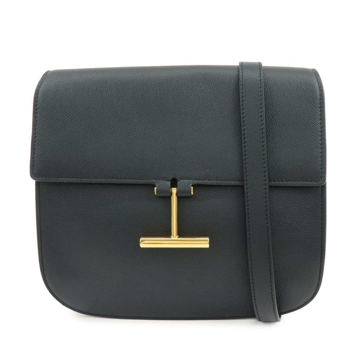 TOM FORD Tara Leather Shoulder Bag Crossbody Bag Black