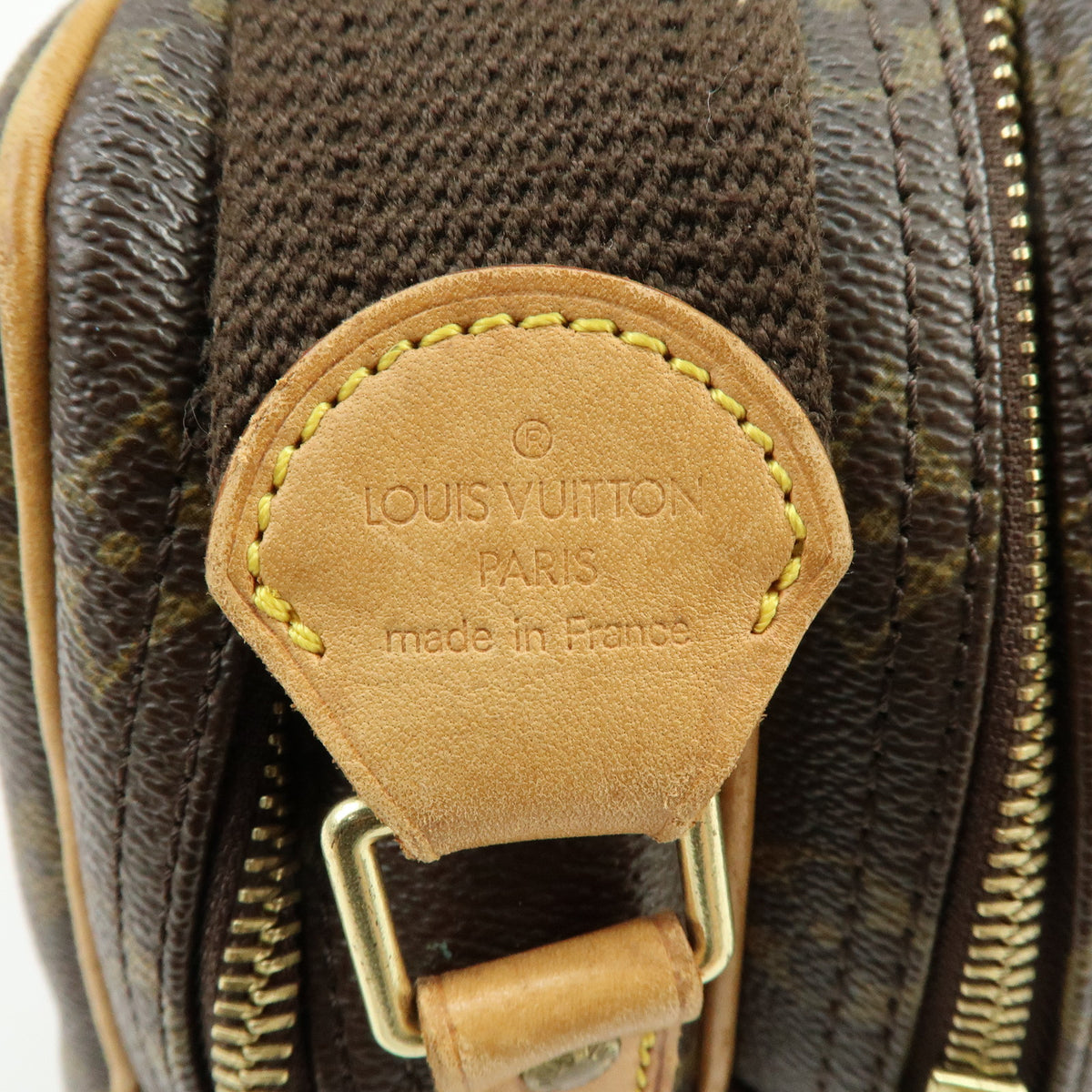 Louis Vuitton Monogram Reporter PM Shoulder Crossbody Bag Brown M45254