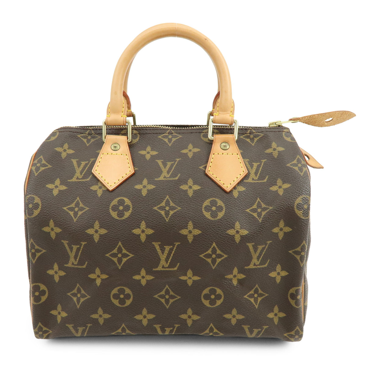 Louis Vuitton Monogram Speedy 25 Boston Bag Hand Bag Brown M41528