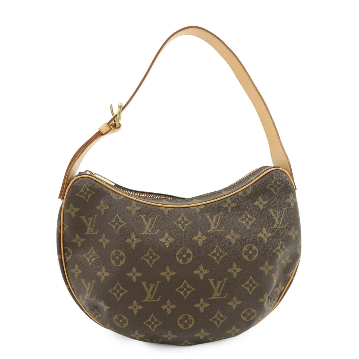 Louis Vuitton Monogram Croissant MM Shoulder Bag Brown M51512