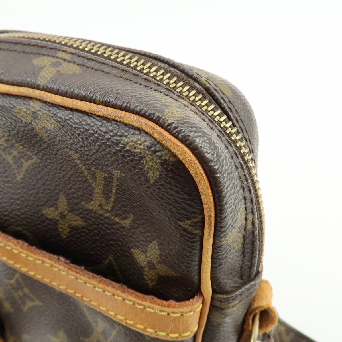 Louis Vuitton Monogram Danube Shoulder Bag Crossbody Bag Brown M45266