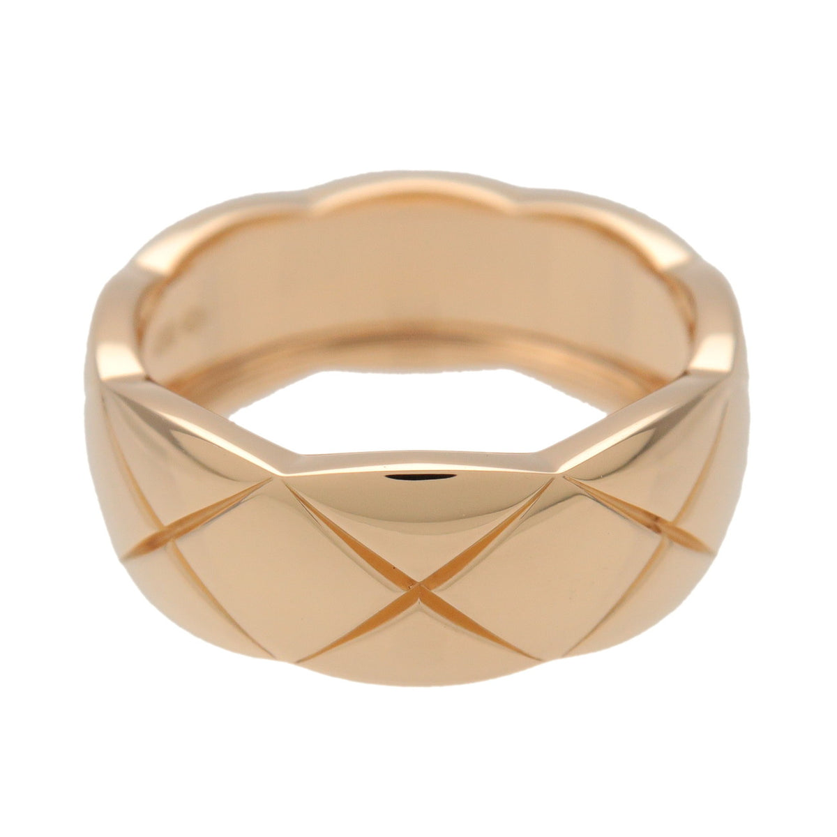 CHANEL COCO Crush Medium Ring #47 K18 750YG Yellow Gold US4.5 J10571