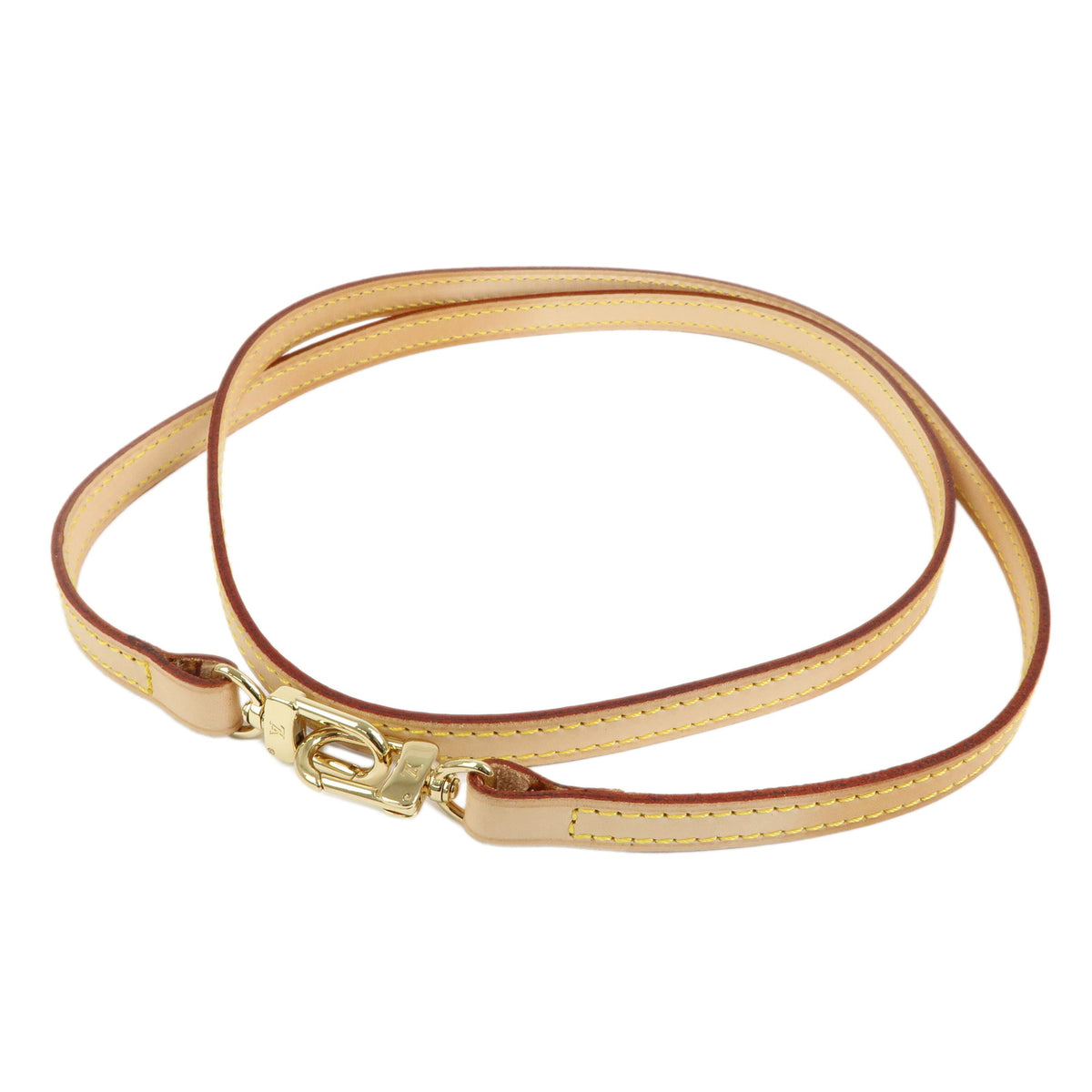Louis Vuitton Nume Leather Shoulder Strap 120cm Natural J00145