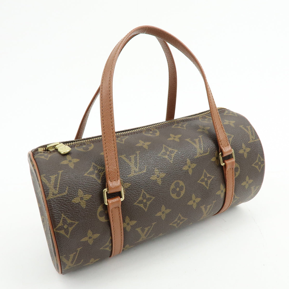 Louis Vuitton Monogram Papillon 26 Hand Bag Brown M51366