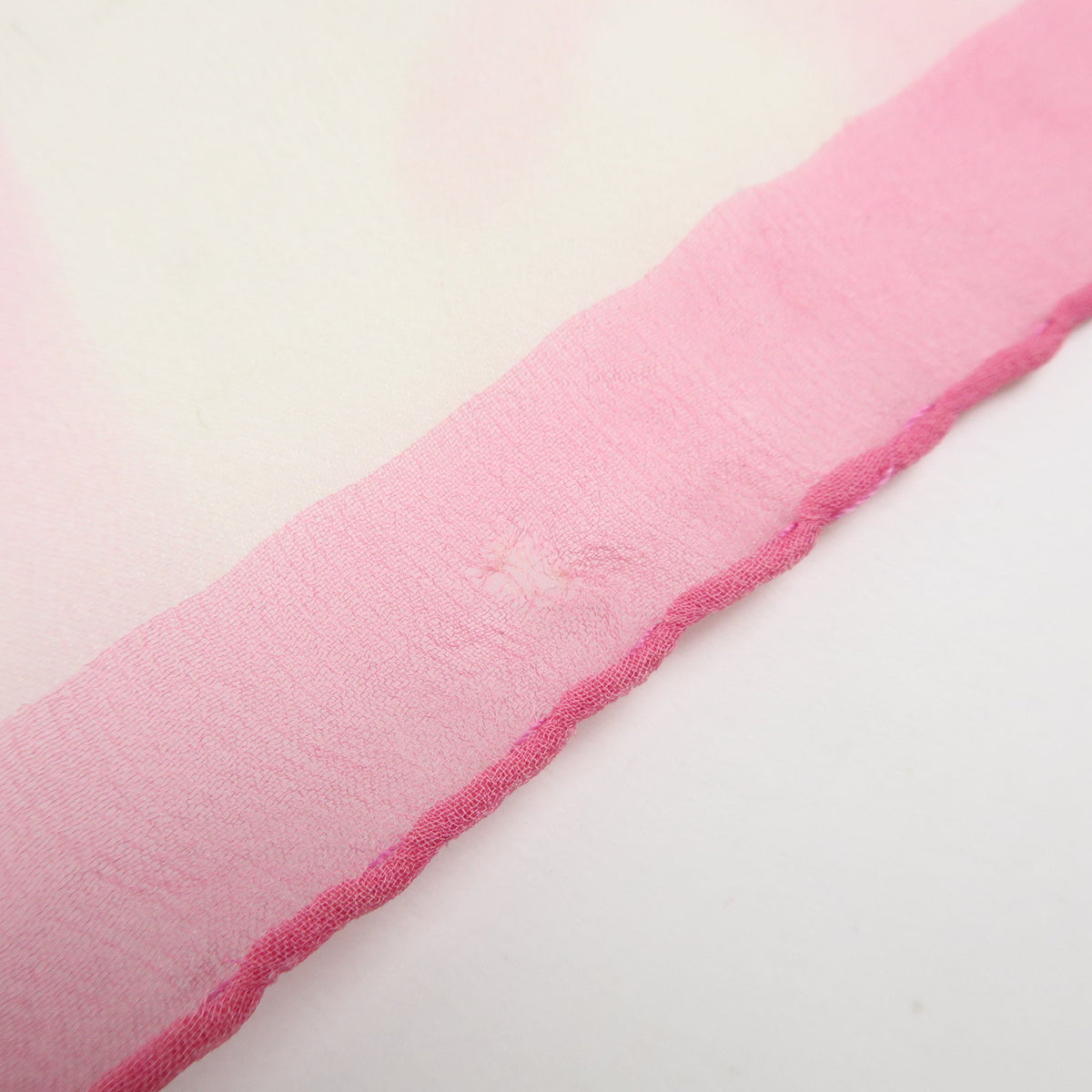 CHANEL COCO Mark Silk 100% Scarf Pink