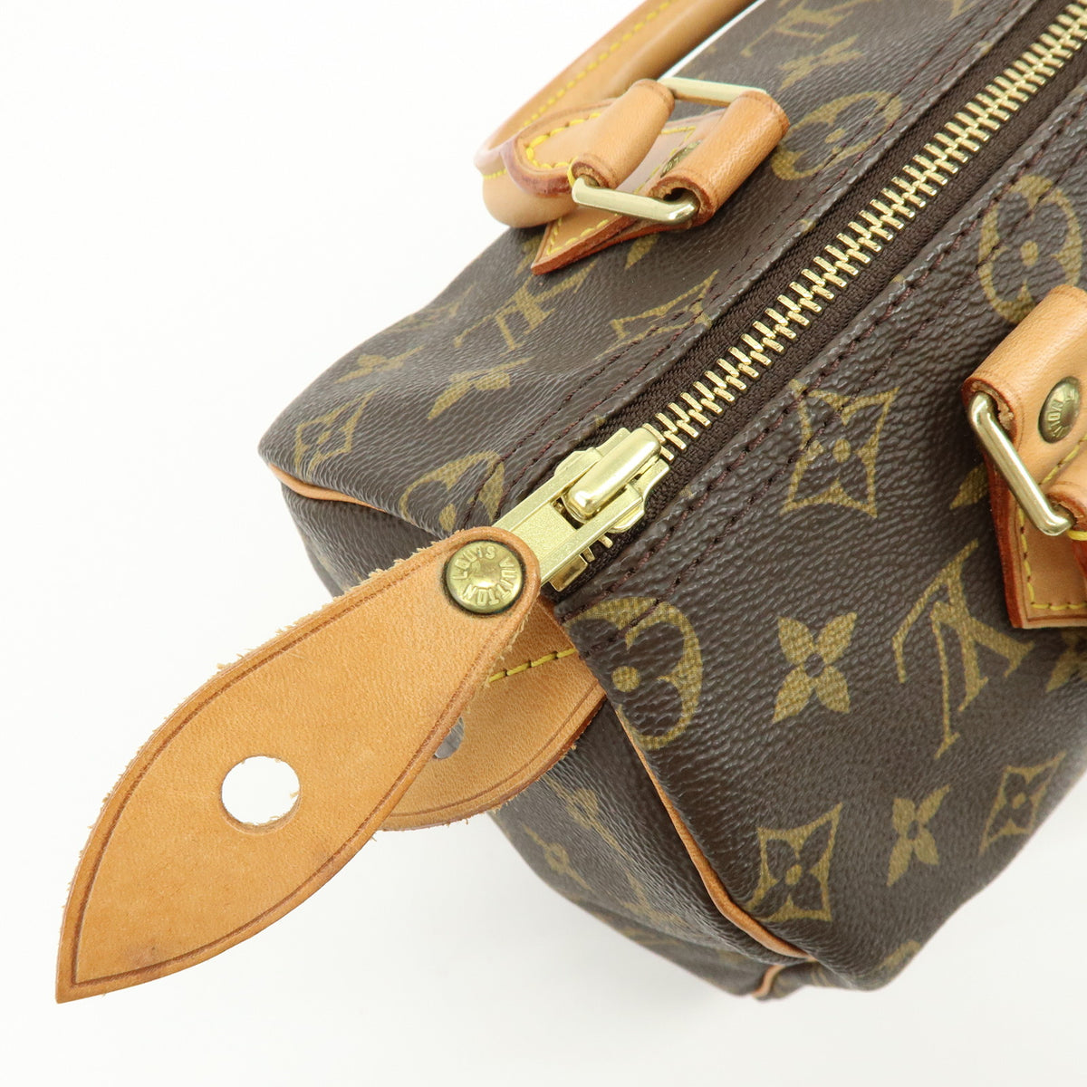 Louis Vuitton Monogram Speedy 25 Boston Bag Hand Bag Brown M41528