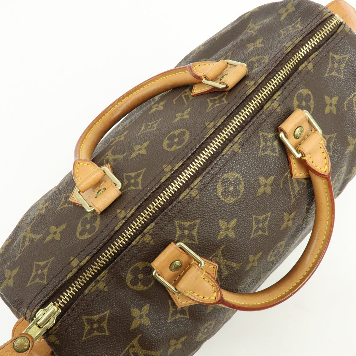 Louis Vuitton Monogram Speedy 30 Boston Bag Hand Bag Brown M41526