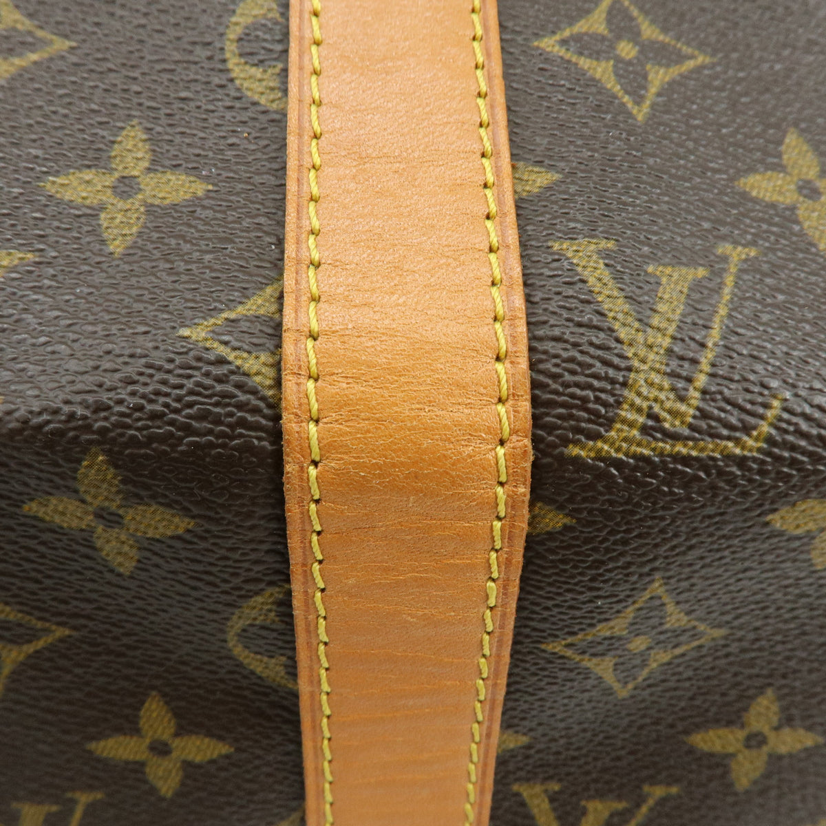 Louis Vuitton Monogram Keep All Bandouliere 50 Boston Bag Brown M41416