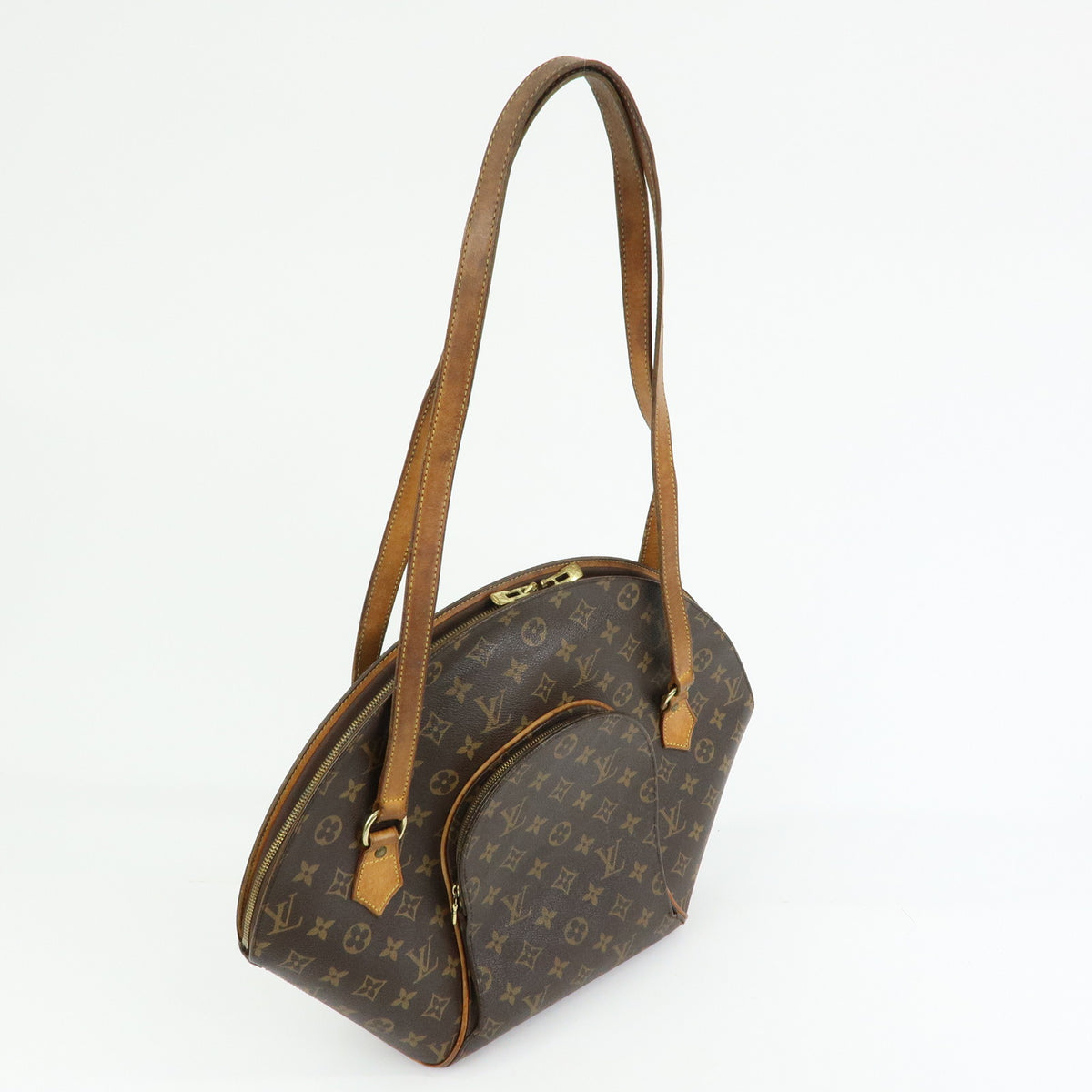 Louis Vuitton Monogram Elipse Shopping Shoulder Bag Brown M51128