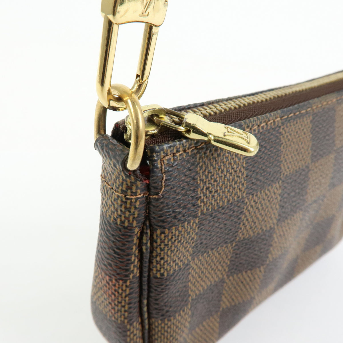 Louis Vuitton Damier Ebene Mini Pochette Accessoires Pouch N58009